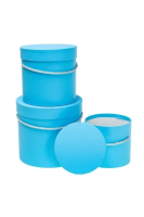 Pudełko Flower Box 3szt niebieski ROZETTE. Wydawca: ROZETTE. SmakLiter.pl Opakowanie Pudełko Flower Box 3szt niebieski ROZETTE