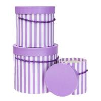 Pudełko Flower Box 3szt purpurowy ROZETTE. Wydawca: ROZETTE. SmakLiter.pl Opakowanie Pudełko Flower Box 3szt purpurowy ROZETTE