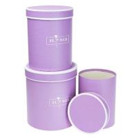 Pudełko Flower Box 3szt purpurowy ROZETTE. Wydawca: ROZETTE. SmakLiter.pl Opakowanie Pudełko Flower Box 3szt purpurowy ROZETTE