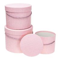 Pudełko Flower Box 3szt różowy ROZETTE. Wydawca: ROZETTE. SmakLiter.pl Opakowanie Pudełko Flower Box 3szt różowy ROZETTE