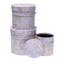 Opakowanie Pudełko Flower Box 3szt różowy ROZETTE