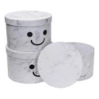 Pudełko Flower Box 3szt Smile biały ROZETTE. Wydawca: ROZETTE. SmakLiter.pl Opakowanie Pudełko Flower Box 3szt Smile biały ROZETTE