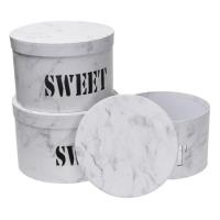 Pudełko Flower Box 3szt Sweet biały ROZETTE. Wydawca: ROZETTE. SmakLiter.pl Opakowanie Pudełko Flower Box 3szt Sweet biały ROZETTE