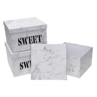 Pudełko Flower Box 3szt Sweet biały ROZETTE. Wydawca: ROZETTE. SmakLiter.pl Opakowanie Pudełko Flower Box 3szt Sweet biały ROZETTE