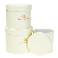 Opakowanie Pudełko Flower Box 3szt żółty ROZETTE