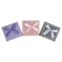Opakowanie Pudełko mini prezentowe z kokardą 6szt mix ROZETTE