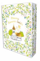 Opakowanie Pudełko pamiątkowe B6 Komunia Złoty Kościół