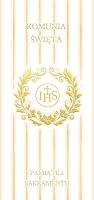 Opakowanie Pudełko pamiątkowe DL Komunia paski