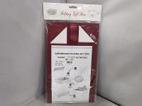 Opakowanie Pudełko prezentowe ciemno czerwone