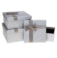 Opakowanie Pudełko prezentowe z kokardą 3szt ROZETTE