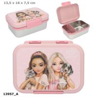 Opakowanie Pudełko śniadaniowe Top Model z podziałką stal nierdzewna 13957A