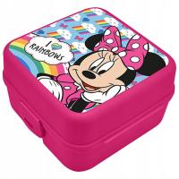 Pudełko śniadaniowe z przegródkami Minnie 840401. Wydawca: Kids Euroswan. SmakLiter.pl Opakowanie Pudełko śniadaniowe z przegródkami Minnie 840401