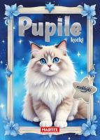 Okładka książki Pupile. Kotki z naklejkami