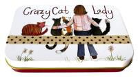Opakowanie Puszka średnia prostokąt Crazy Cat Lady Kociara