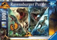 Puzzle 100 Jurassic World Dominion XXL. Wydawca: Ravensburger. SmakLiter.pl Opakowanie Puzzle 100 Jurassic World Dominion XXL