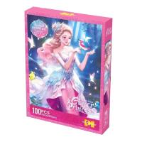 Opakowanie Puzzle 100 księżniczka brokatowe