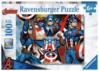 Opakowanie Puzzle 100 Marvel Captain America