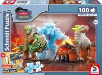 Opakowanie Puzzle 100 PQ Schleich eldrador stworzenia z eldrador + figurka 114360