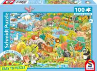 Opakowanie Puzzle 100 PQ Wszędzie zwierzęta! 114369