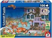 Puzzle 100 PQ Zwierzęta nocą 113646. Wydawca: Schmidt Spiele Puzzle. SmakLiter.pl Opakowanie Puzzle 100 PQ Zwierzęta nocą 113646