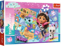 Opakowanie Puzzle 100 Przyjaźń w kocim domku TREFL