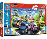 Opakowanie Puzzle 100 Psi Patrol na motorach TREFL