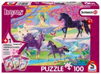Puzzle 100 Rodzina jednorożców + figurka G3. Wydawca: Schmidt. SmakLiter.pl Opakowanie Puzzle 100 Rodzina jednorożców + figurka G3