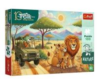 Opakowanie Puzzle 100 Rodzina Treflików - Lwy TREFL