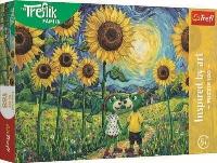 Opakowanie Puzzle 100 Spacer wśród słoneczników