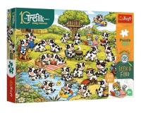 Opakowanie Puzzle 100 Trefliki - Świat krówek TREFL