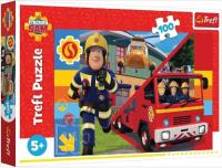 Opakowanie Puzzle 100 Zawsze pomocny Strażak Sam TREFL