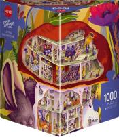 Opakowanie Puzzle 1000 Apartamenty w środku grzyba (+plakat)