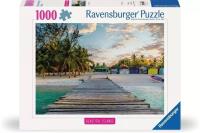 Puzzle 1000 Caribbean Paradise. Wydawca: Ravensburger. SmakLiter.pl Opakowanie Puzzle 1000 Caribbean Paradise