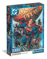 Puzzle 1000 Compact DC Superman 37505. Wydawca: Clementoni. SmakLiter.pl Opakowanie Puzzle 1000 Compact DC Superman 37505