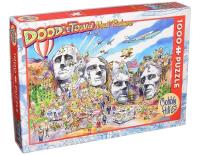 Opakowanie Puzzle 1000 Doodle Town - USA, Góra Rushmore