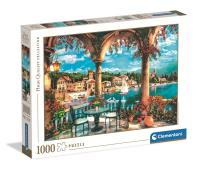 Opakowanie PUZZLE 1000 EL HQ  Balcony view of Lake Como