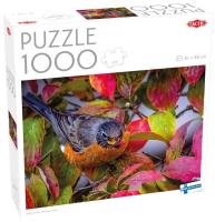 Okładka książki Puzzle 1000 el. Robin in the Autumn Leaves /60473/