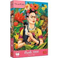 Opakowanie Puzzle 1000 Frida Kahlo: Portret w dżungli TREFL