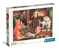 Opakowanie Puzzle 1000 HQ Curious Whiskers 37100