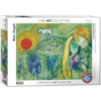 Opakowanie Puzzle 1000 Kochankowie w Wenecji, Marc Chagall