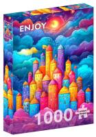 Opakowanie Puzzle 1000 Kolorowa forteca
