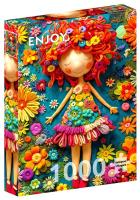 Opakowanie Puzzle 1000 Kolorowa lalka