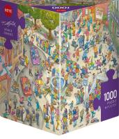 Opakowanie Puzzle 1000 Komórkowe Zombie (Puzzle+plakat)