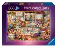 Opakowanie Puzzle 1000 Kot w kwiaciarni