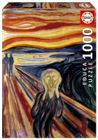Puzzle 1000 Krzyk, Edvard Munch. Wydawca: Educa. SmakLiter.pl Opakowanie Puzzle 1000 Krzyk, Edvard Munch