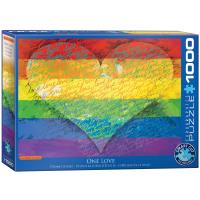 Puzzle 1000 Love & Pride! 6000-5542. Wydawca: Eurographics. SmakLiter.pl Opakowanie Puzzle 1000 Love & Pride! 6000-5542