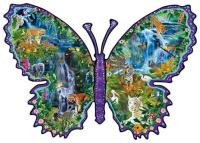 Opakowanie Puzzle 1000 Motyl i las tropikalny, Ruth Sanderson
