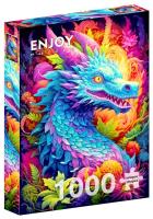 Opakowanie Puzzle 1000 Niebiański smok