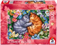 Puzzle 1000 PQ Aksamitne łapki 113682. Wydawca: Schmidt Spiele Puzzle. SmakLiter.pl Opakowanie Puzzle 1000 PQ Aksamitne łapki 113682