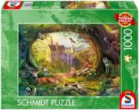 Puzzle 1000 PQ Bajkowy zamek i magiczny las 113685. Wydawca: Schmidt Spiele Puzzle. SmakLiter.pl Opakowanie Puzzle 1000 PQ Bajkowy zamek i magiczny las 113685